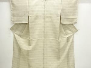 変わり立涌模様織り出し夏十日町紬着物